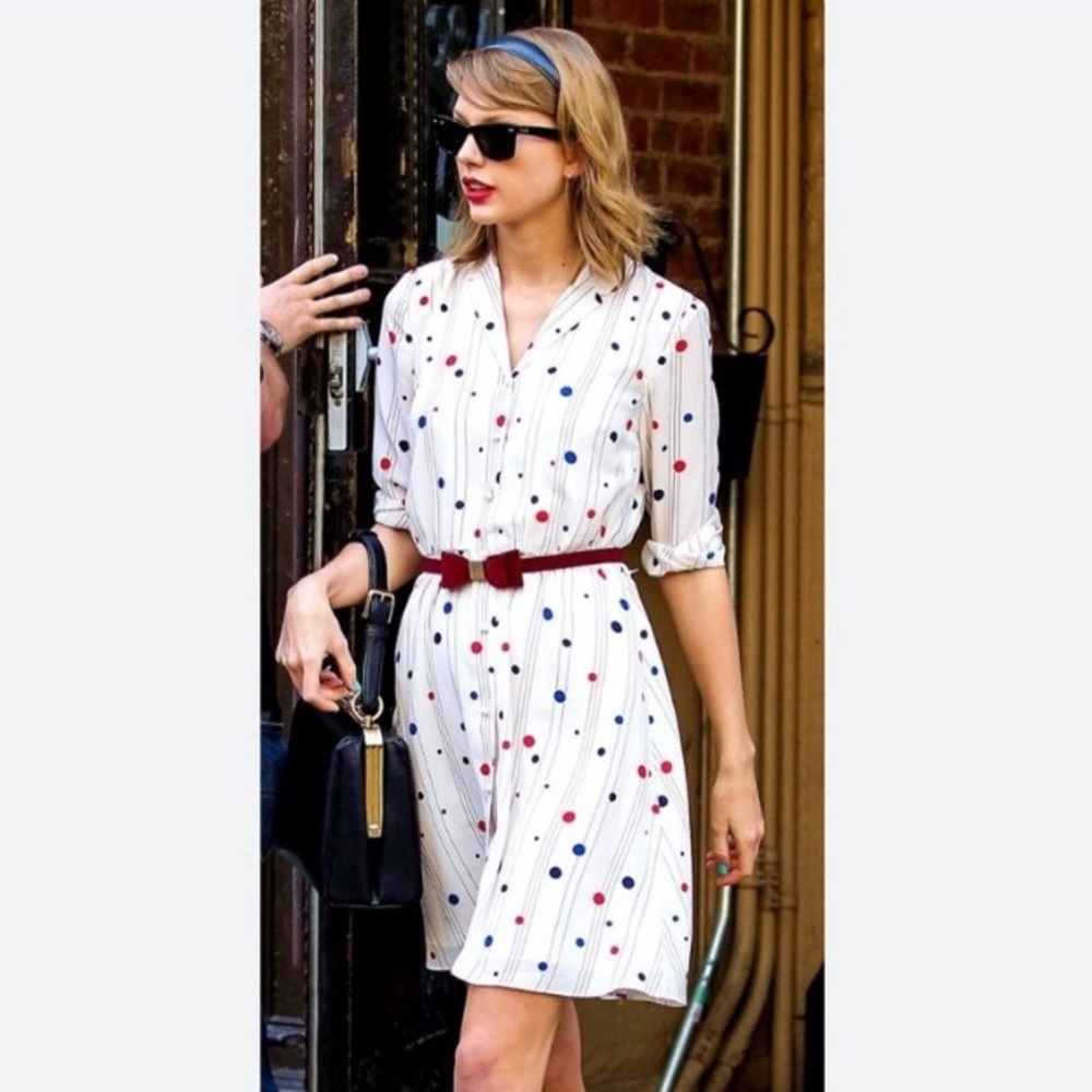 As seen on Taylor Swift! Tommy Hilfiger x Zooey Deschanel dress